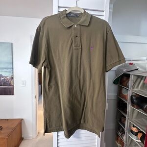 Polo by Ralph Lauren Khaki Men's Polo Shirt